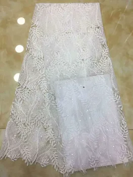 white Color African Lace Fabric 2019 Embroidered Nigerian Sequins Laces Fabric.High Quality French Tulle Lace Fabric For Women
white Color African Lace Fabric 2019 Embroidered Nigerian Sequins Laces Fabric.High Quality French Tulle Lace Fabric For Women