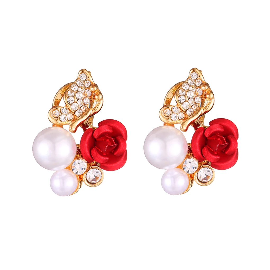 2019 Popular 1 Pair Sparkling Shining Crystal Rhinestone Women Earrings Girl Pear Rose Wedding Ear Rings Gift Jewelry
2019 Popular 1 Pair Sparkling Shining Crystal Rhinestone Women Earrings Girl Pear Rose Wedding Ear Rings Gift Jewelry