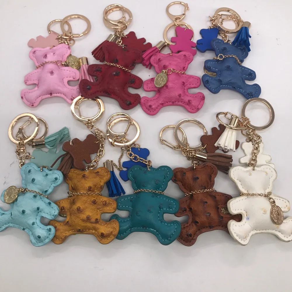 Llavero cuero/leather tassel bear keychain/korean luxury brand jewelry/trinket for car women bag accessories wholesale/chaveiros
Llavero cuero/leather tassel bear keychain/korean luxury brand jewelry/trinket for car women bag accessories wholesale/chaveiros