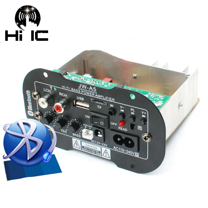 2018 Audio Built-in Bluetooth Amplificador USB High Power Subwoofer Amplifier Board USB Remote Control For Motorcycle\Car\Home
2018 Audio Built-in Bluetooth Amplificador USB High Power Subwoofer Amplifier Board USB Remote Control For Motorcycle\Car\Home