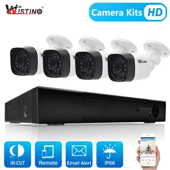 Wistino 2MP 4pcs IP Camera Outdoor Night Vision CCTV Security System Kit 8CH NVR Surveillance Monitor Kits H.265 XMeye 1MP 1.3MP
Wistino 2MP 4pcs IP Camera Outdoor Night Vision CCTV Security System Kit 8CH NVR Surveillance Monitor Kits H.265 XMeye 1MP 1.3MP
