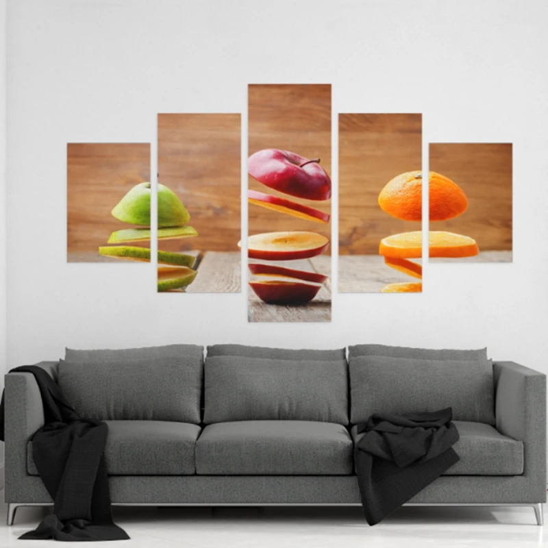 Embelish 5 Pieces Sliced Fruit Modular Posters For Kitchen Restaurant Decor HD Canvas Painting Home Decor Wall Art Pictures
Embelish 5 Pieces Sliced Fruit Modular Posters For Kitchen Restaurant Decor HD Canvas Painting Home Decor Wall Art Pictures