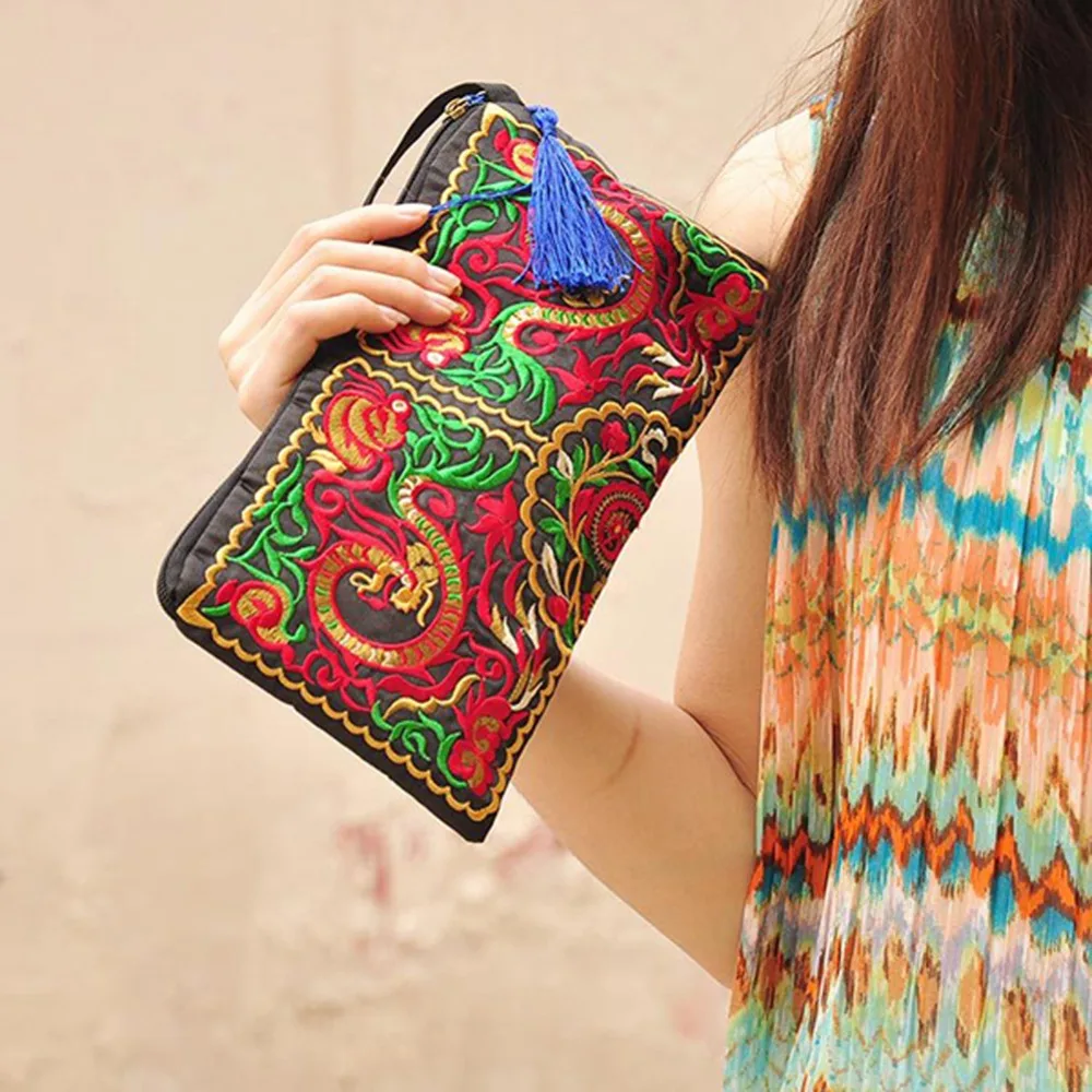 Women Retro Boho Ethnic Embroidered Wristlet Clutch Bag Handmade Purse Wallet Storage Bags Hot
Women Retro Boho Ethnic Embroidered Wristlet Clutch Bag Handmade Purse Wallet Storage Bags Hot