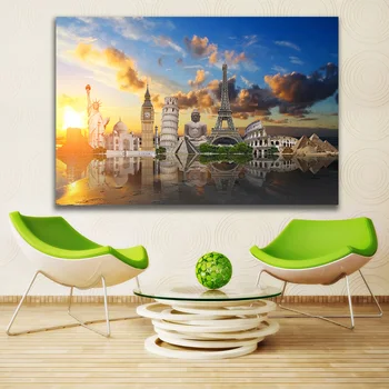 Embelish Famous Monuments Of The World Wall Pictures For Living Room Sunset Landscape Canvas Painting Home Decor Wall Posters
Embelish Famous Monuments Of The World Wall Pictures For Living Room Sunset Landscape Canvas Painting Home Decor Wall Posters