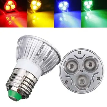 10pcs/lot E27 3 LED Energy Saving Spotlight Down Light Home Lamp Bulb White/Warm White/Pure White/Red/Yellow/Blue/Green
10pcs/lot E27 3 LED Energy Saving Spotlight Down Light Home Lamp Bulb White/Warm White/Pure White/Red/Yellow/Blue/Green