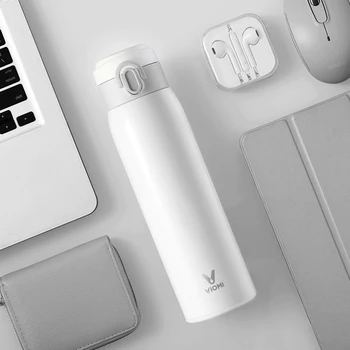 Mijia VIOMI Portable Thermos Stainless Steel Vacuum Flask Water Bottle 24 Hours Thermos Single Hand ON/Close 460ml
Mijia VIOMI Portable Thermos Stainless Steel Vacuum Flask Water Bottle 24 Hours Thermos Single Hand ON/Close 460ml