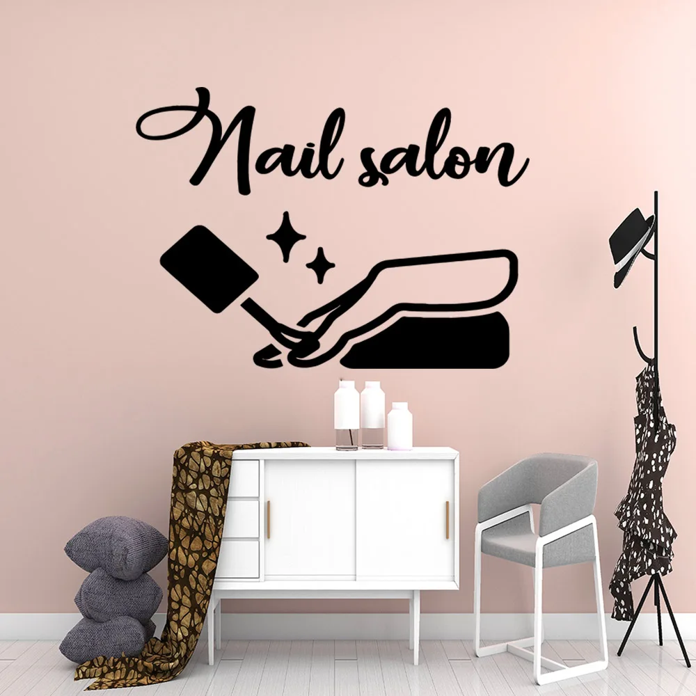 Pretty nail salon Waterproof Wall Stickers Home Decor For Kids Room Mural Living Room Home Decor Sticker naklejki na sciane
Pretty nail salon Waterproof Wall Stickers Home Decor For Kids Room Mural Living Room Home Decor Sticker naklejki na sciane