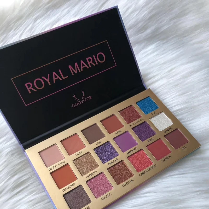 Goovitor High Pigment Gold Peach Royal Mario Eyeshadow pallete New Nude Beauty Makeup Cosmetics Eye Shadow Palette Maquiagem
Goovitor High Pigment Gold Peach Royal Mario Eyeshadow pallete New Nude Beauty Makeup Cosmetics Eye Shadow Palette Maquiagem