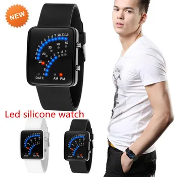 2018 Hot Sale Casual Fashion Simple Women Mens Futuristic Japanese Style Multicolor LED Sport Wrist Watch Clock relogio masculin
2018 Hot Sale Casual Fashion Simple Women Mens Futuristic Japanese Style Multicolor LED Sport Wrist Watch Clock relogio masculin