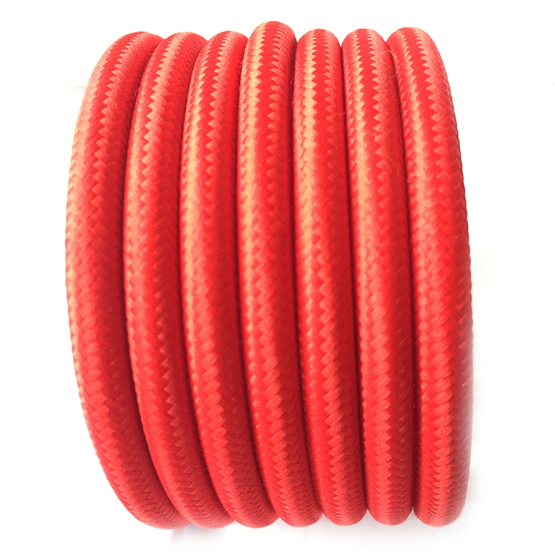 Red Antique Vintage Edison Style Color Cloth Covered Braided 2 Wire Round Cord Lighting Fabric Cable
Red Antique Vintage Edison Style Color Cloth Covered Braided 2 Wire Round Cord Lighting Fabric Cable