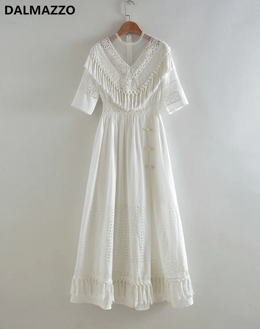Womans Runway Tassel Holiday Long Dresses 2019 Newest Summer Brand Design Women White Lace Hollow Out Patchwork Long Dress XL
Womans Runway Tassel Holiday Long Dresses 2019 Newest Summer Brand Design Women White Lace Hollow Out Patchwork Long Dress XL