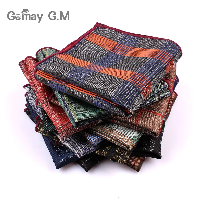 New Polyester Woven Handkerchief For Men Business Suit Pocket Square Mens Hankies Classic Design Plaid Pocket Towel Hanky
New Polyester Woven Handkerchief For Men Business Suit Pocket Square Mens Hankies Classic Design Plaid Pocket Towel Hanky