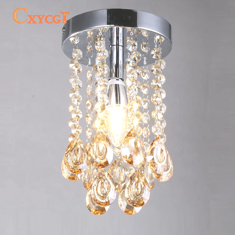 Modern Mini Small Teardrop Crystal Ceiling Lighting Fixture With Champagne For Living Room Closet Bathroom Decoration
Modern Mini Small Teardrop Crystal Ceiling Lighting Fixture With Champagne For Living Room Closet Bathroom Decoration