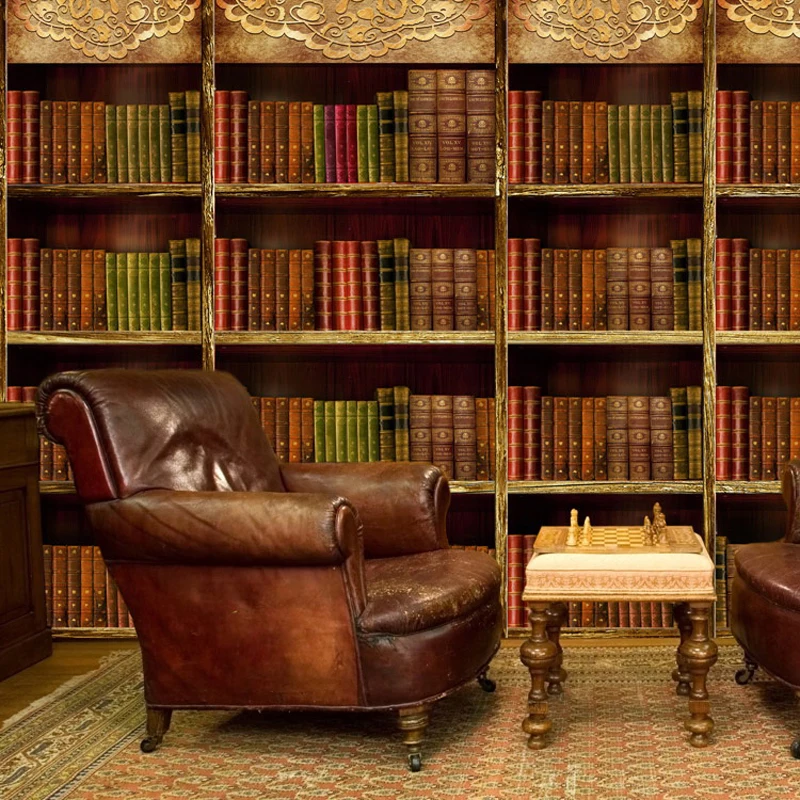 Custom Photo Wallpaper Nostalgic Library Book Shelf Mural Custom Book Background Wall Fresco Decorative Wallpaper
Custom Photo Wallpaper Nostalgic Library Book Shelf Mural Custom Book Background Wall Fresco Decorative Wallpaper