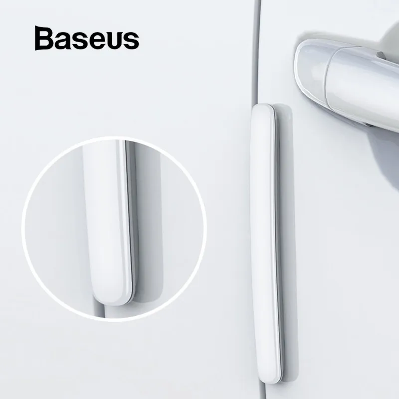 Baseus 4Pcs Car Styling Auto Door Edge Protector Strip Anti Collision Plating baking finish Rubber Bumper Molding Side Sticker
Baseus 4Pcs Car Styling Auto Door Edge Protector Strip Anti Collision Plating baking finish Rubber Bumper Molding Side Sticker