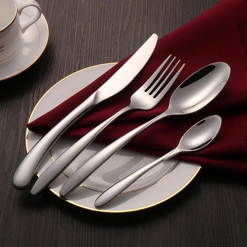 New Germany Style Good quality Good Price 24pcs Stainless Dinnerware Cutlery set
New Germany Style Good quality Good Price 24pcs Stainless Dinnerware Cutlery set