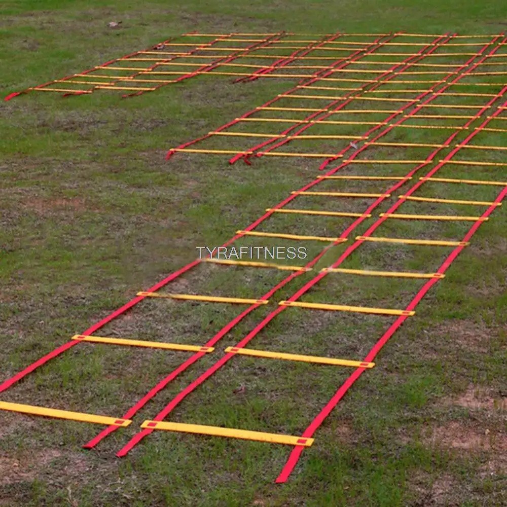 High Quality Speed Agility Ladder 20.5 Feet Long Soccer Training Agility Soccer Training Quick Flat Running Speed Ladder
High Quality Speed Agility Ladder 20.5 Feet Long Soccer Training Agility Soccer Training Quick Flat Running Speed Ladder
