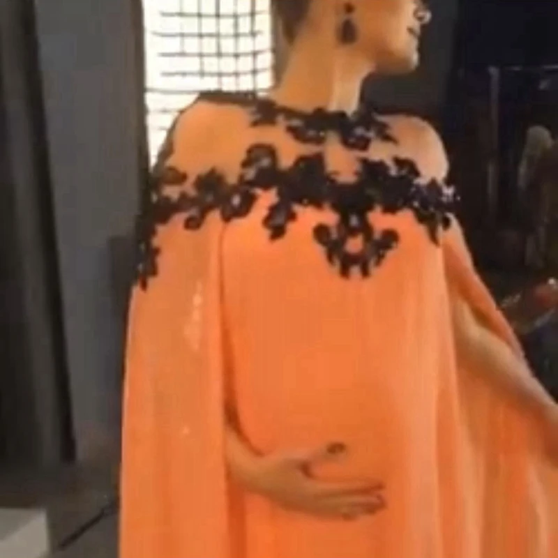 New Arrival Chiffon muslim evening dress 2023 Black Lace Appliques Evening gown Pregnant formal dress women elegant
New Arrival Chiffon muslim evening dress 2023 Black Lace Appliques Evening gown Pregnant formal dress women elegant