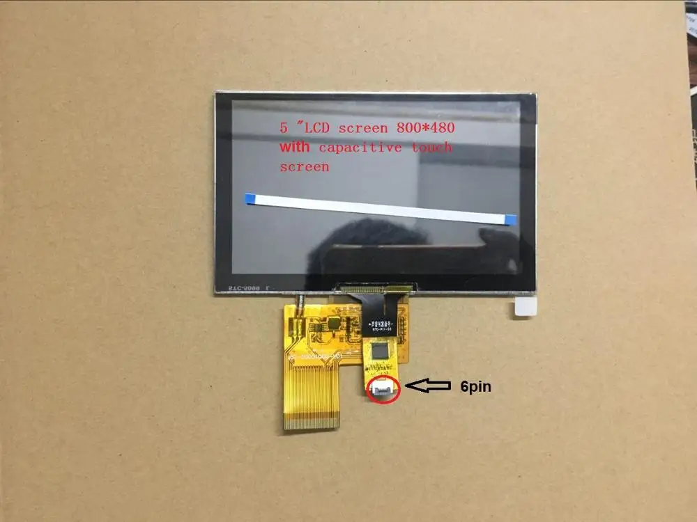 5 inch HD LCD Display Module 40pins CTP 800*480 Resolution With Capacitive Touch-Screen And USB drive kit
5 inch HD LCD Display Module 40pins CTP 800*480 Resolution With Capacitive Touch-Screen And USB drive kit