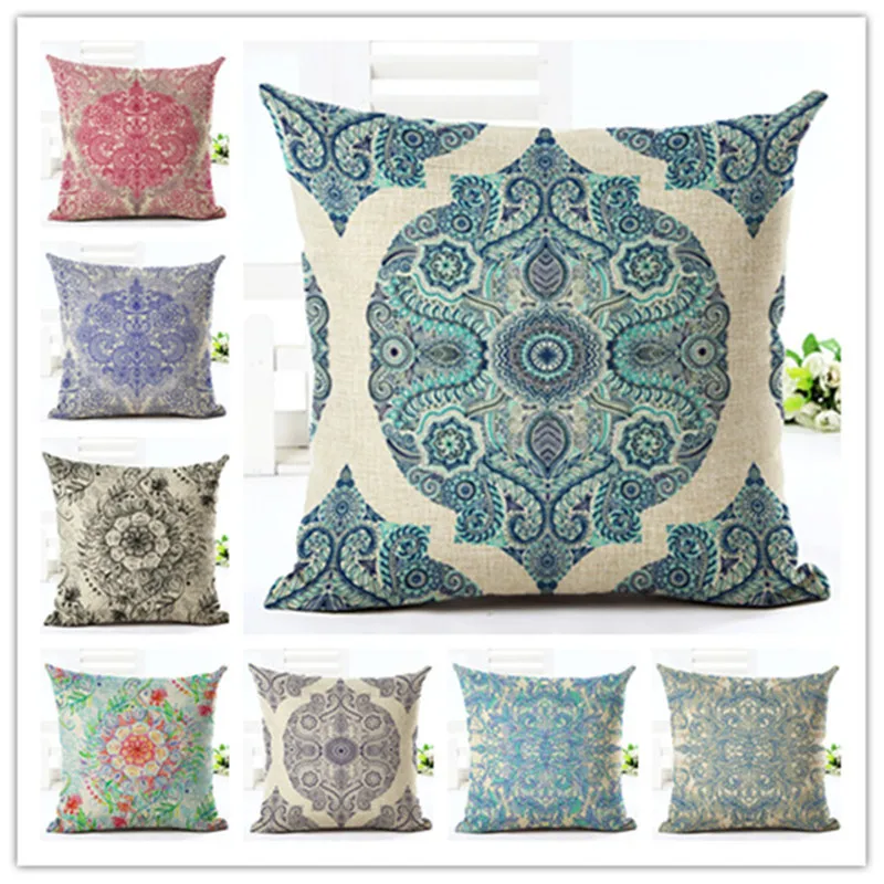 Retro Style Continental Pattern Geometric Print Cotton Linen Cushion Cover Decorative Throw Pillow Sofa Pillow Case Almofadas
Retro Style Continental Pattern Geometric Print Cotton Linen Cushion Cover Decorative Throw Pillow Sofa Pillow Case Almofadas