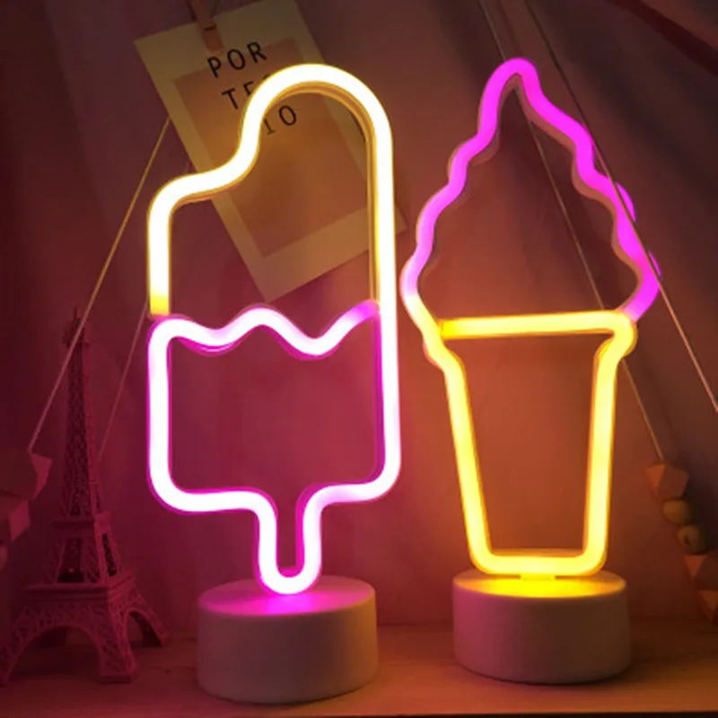 LED Neon Light Neon Sign Popsicle Lamp Battery Box for Ice Cream Shop Pastry Display Restaurant Bar Holiday Decor Sexy Sign
LED Neon Light Neon Sign Popsicle Lamp Battery Box for Ice Cream Shop Pastry Display Restaurant Bar Holiday Decor Sexy Sign