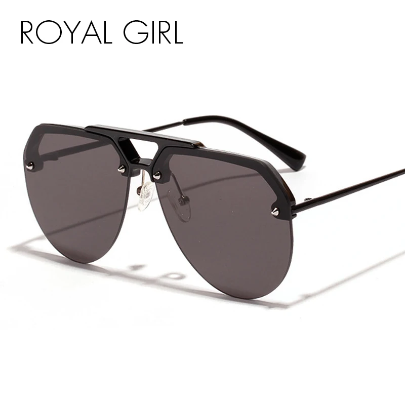 ROYAL GIRL Semi-rimless Sunglasses Men 2019 Summer Accessories Sun Glasses Women Retro Metal Half Frame Brand Designer SS092
ROYAL GIRL Semi-rimless Sunglasses Men 2019 Summer Accessories Sun Glasses Women Retro Metal Half Frame Brand Designer SS092