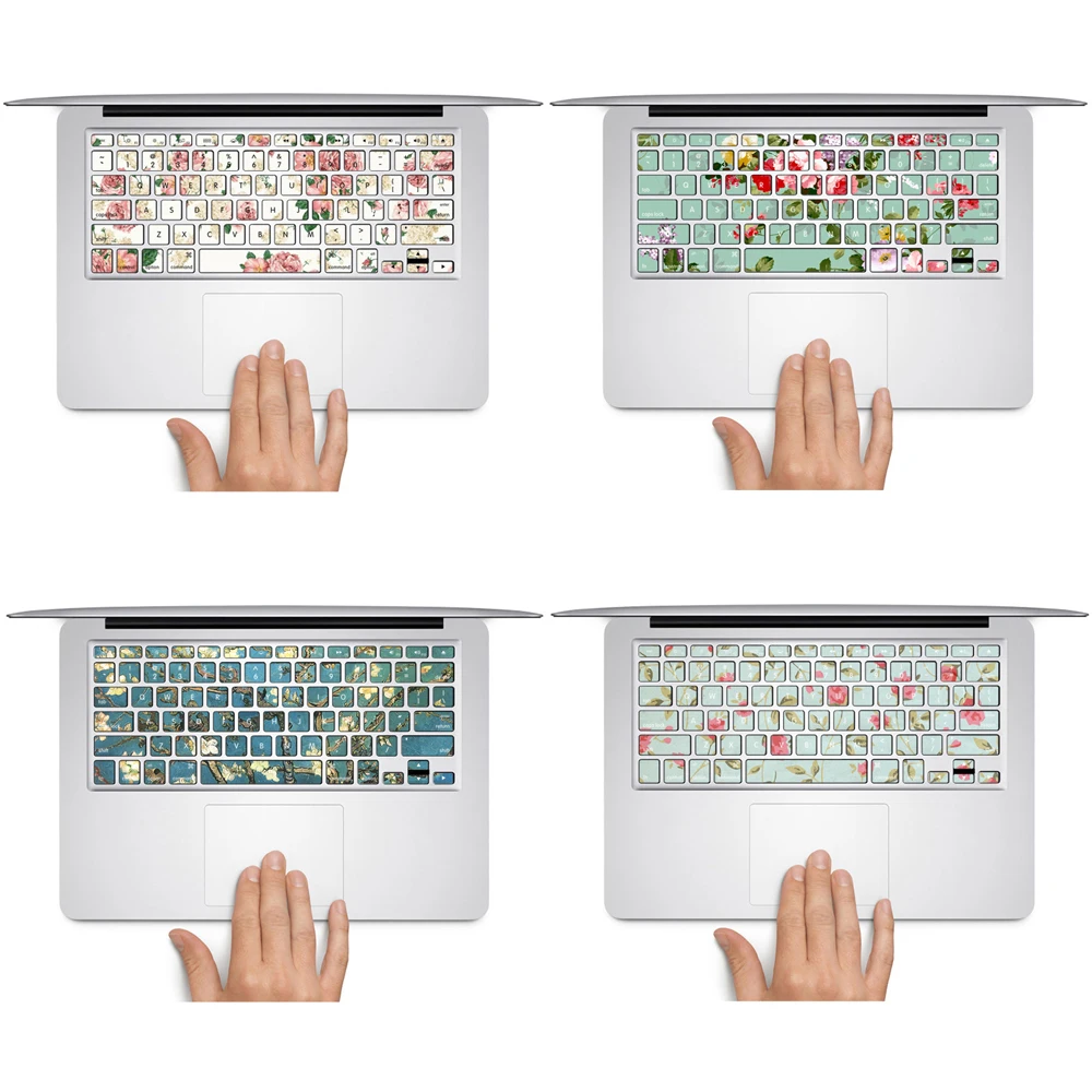 GOOYIYO - Laptop US EU UK Keyboard Vinyl Sticker Flora Painting Skin English Cover Decal For Macbook Air Pro Retina 11 13 15
GOOYIYO - Laptop US EU UK Keyboard Vinyl Sticker Flora Painting Skin English Cover Decal For Macbook Air Pro Retina 11 13 15