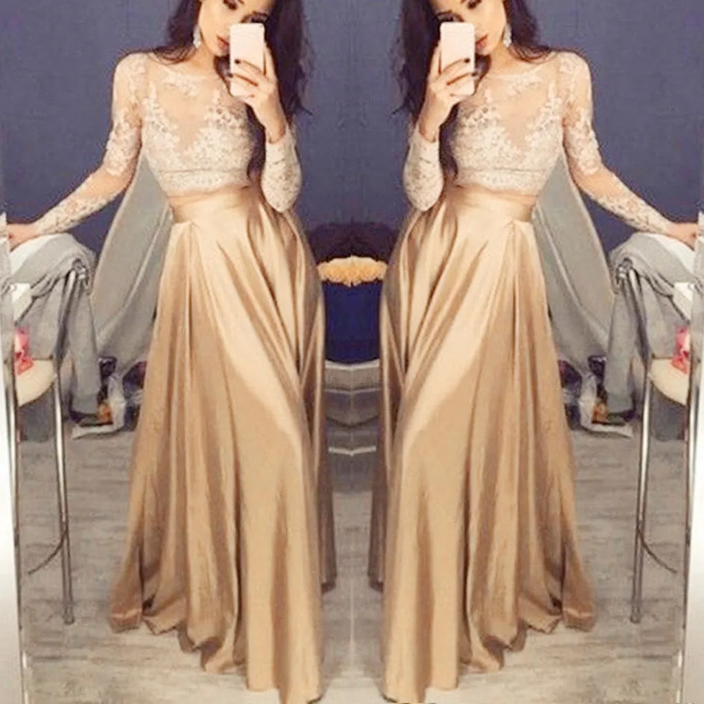 feiotng Fashion Women maxi dresses for women with long sleeves elegant long dress women for wedding Long Skirl Evening Party #B
feiotng Fashion Women maxi dresses for women with long sleeves elegant long dress women for wedding Long Skirl Evening Party #B