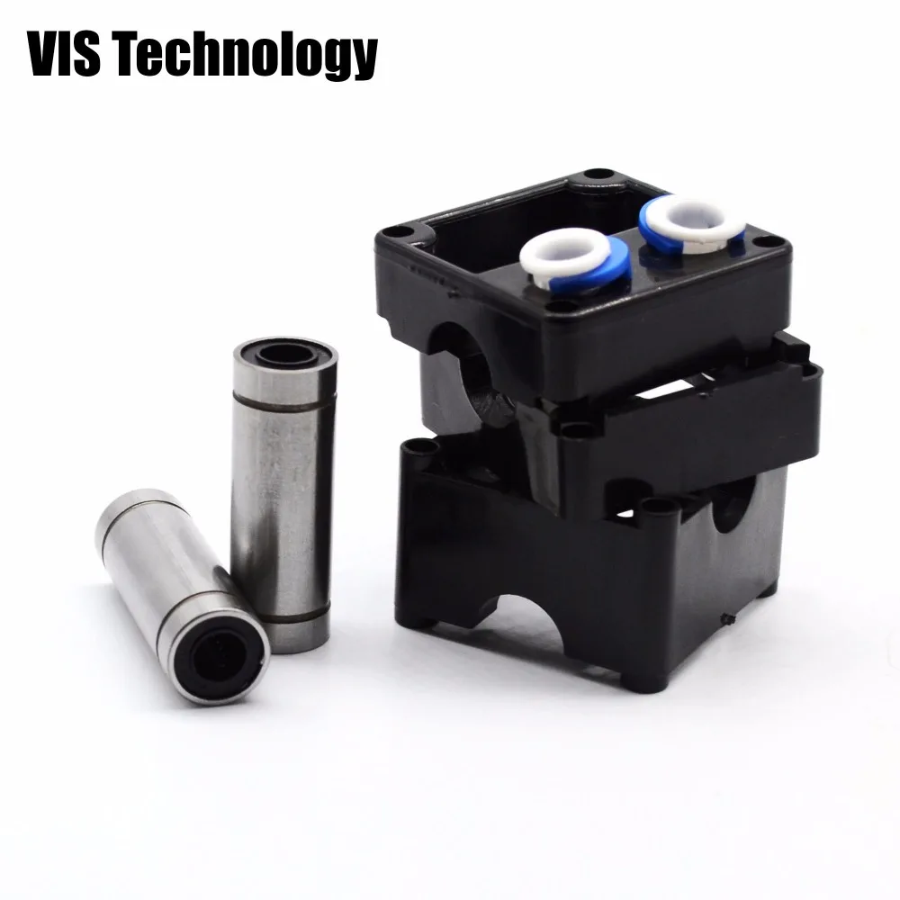 2 Set Ultimaker 2.0 Extruder Hot End Plastic Frame Kit with Dual Heads Linear Bearing For 1.75/3.0mm Filament UM2 Parts
2 Set Ultimaker 2.0 Extruder Hot End Plastic Frame Kit with Dual Heads Linear Bearing For 1.75/3.0mm Filament UM2 Parts
