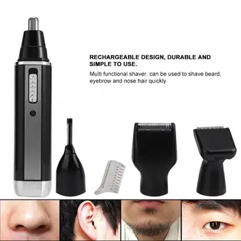 Nose Hair Trimmer Multi-functional 4 In 1 Electric Nose Hair Eyebrow Trimmer Clipper Rechargeable Shaver Hair Trimmer
Nose Hair Trimmer Multi-functional 4 In 1 Electric Nose Hair Eyebrow Trimmer Clipper Rechargeable Shaver Hair Trimmer