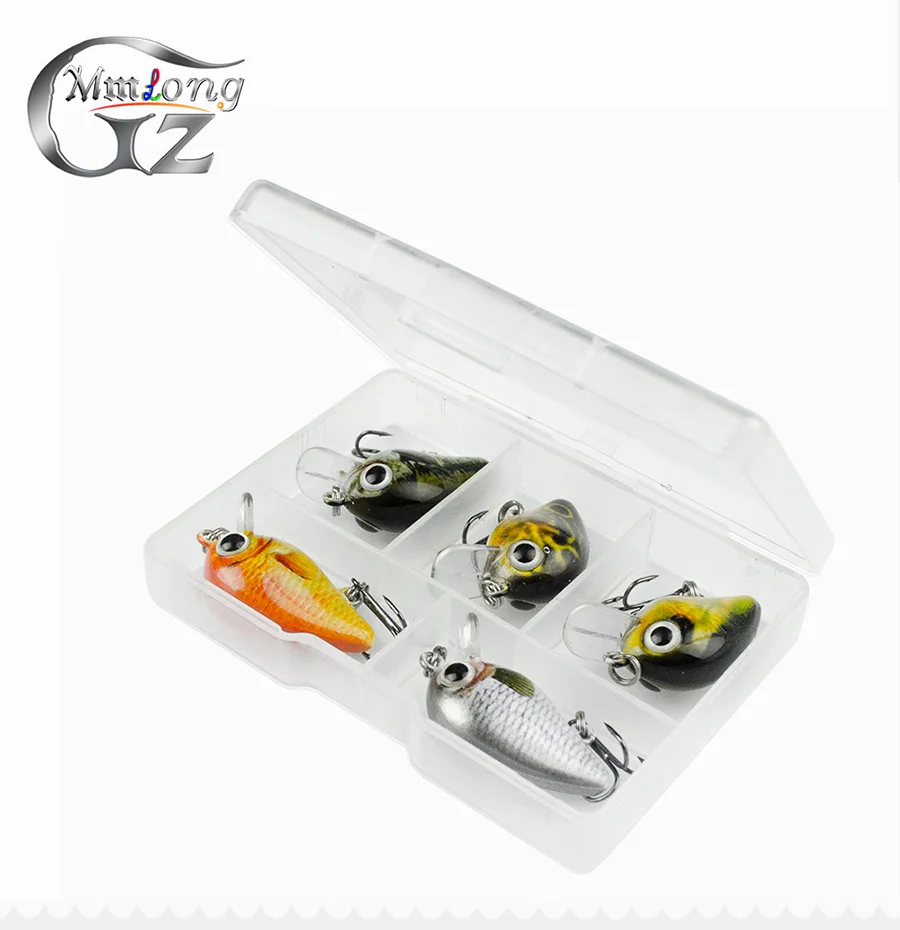 Mini Fishing Lure Wobbler Crankbaits Set 01