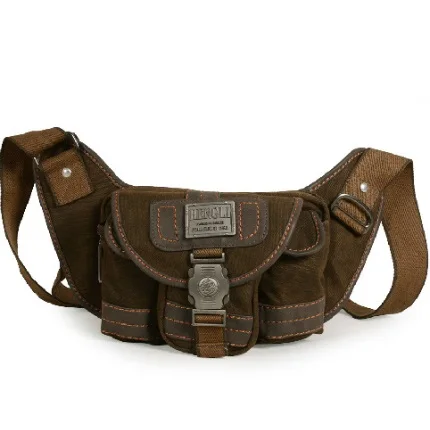 Canvas waist bag men's fashion multi-functional pockets Leisure Picnic Phone bag Toolkit Vintage Package
Canvas waist bag men's fashion multi-functional pockets Leisure Picnic Phone bag Toolkit Vintage Package