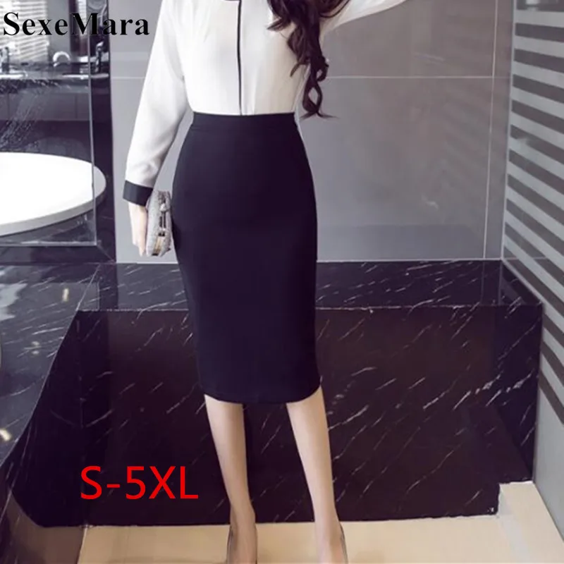 Plus Size S-5XL Womens Red Skirts 2019 Summer Elastic Elegant Sexy High Waist Skirt Black Office Lady Formal Long Pencil Skirts
Plus Size S-5XL Womens Red Skirts 2019 Summer Elastic Elegant Sexy High Waist Skirt Black Office Lady Formal Long Pencil Skirts