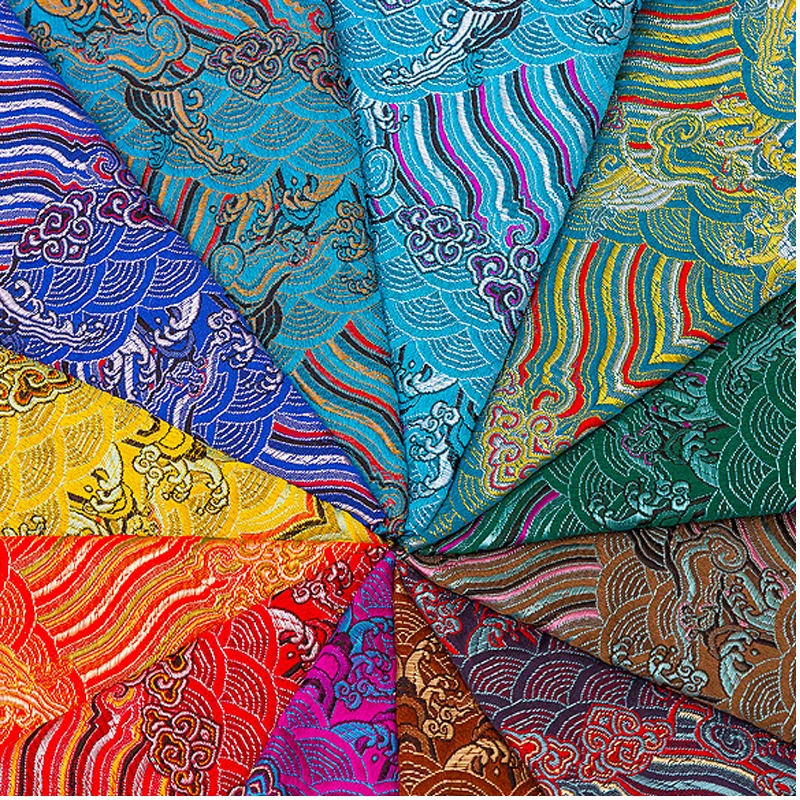 Man-made Silk Embroidered Fabric Cloth Chinese Style for Clothes Dress or Furniture Covering width 0.75m*length 1m A34
Man-made Silk Embroidered Fabric Cloth Chinese Style for Clothes Dress or Furniture Covering width 0.75m*length 1m A34