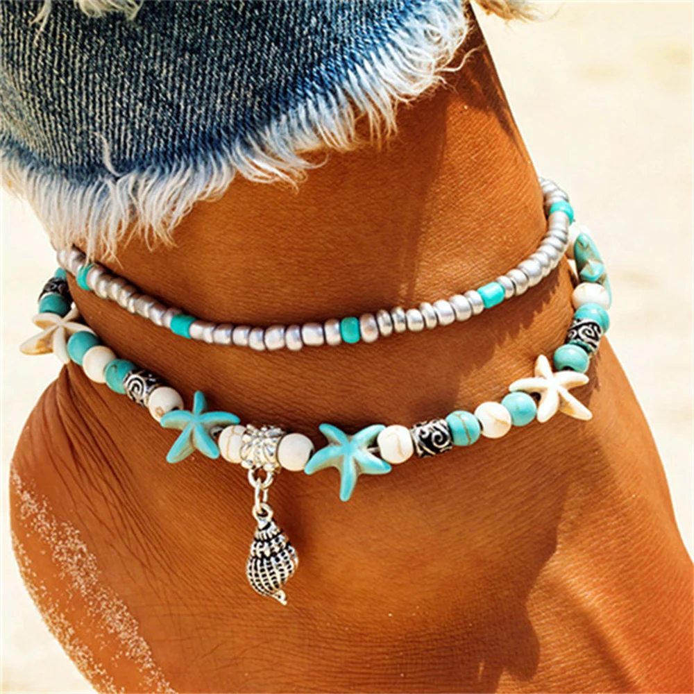 Vintage Conch Shell Beads Anklets For Women New Multi Layer Anklet Leg Bracelet Handmade Bohemian Jewelry Sandals Gift
Vintage Conch Shell Beads Anklets For Women New Multi Layer Anklet Leg Bracelet Handmade Bohemian Jewelry Sandals Gift