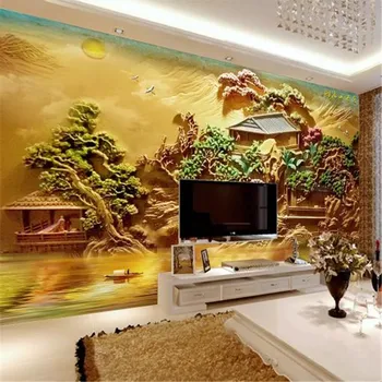 Custom Any Size 3D Wallpaper Fuchun Mountain Residence Relief Home Decor Living Room Wall Covering
Custom Any Size 3D Wallpaper Fuchun Mountain Residence Relief Home Decor Living Room Wall Covering