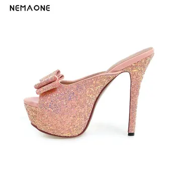 NEMAONE High-heeled Sandals Sweet Fashion Wedding Sandals Platform High Heel Slipper Women Slippers Summer Women's Party
NEMAONE High-heeled Sandals Sweet Fashion Wedding Sandals Platform High Heel Slipper Women Slippers Summer Women's Party