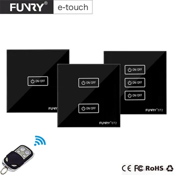 Funryn EU ST2 1/ 2/ 3 Gang RF433 Light Switch,Smart Home Automation Remote Control Touch Panel Switch Via Broadlink RM Pro Rm2
Funryn EU ST2 1/ 2/ 3 Gang RF433 Light Switch,Smart Home Automation Remote Control Touch Panel Switch Via Broadlink RM Pro Rm2