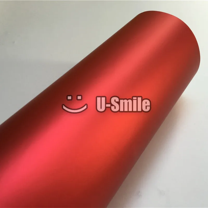 Matte-Satin-Chrome-Red-Vinyl-Wrapping-Film (6)