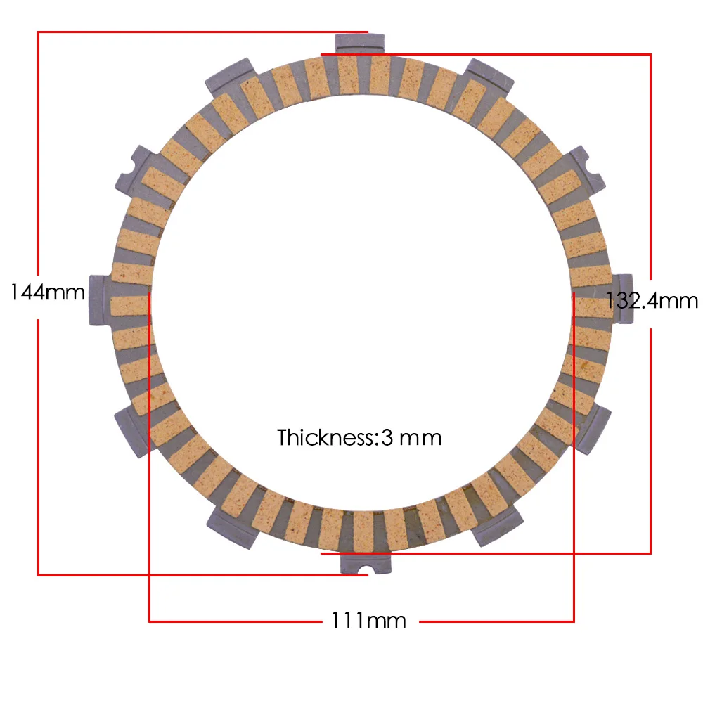 14TEETH Motorcycle Clutch Friction Plates Set For SUZUKI GN250 RGV125Friction Clutch Disc Engine Part Plate Clutch Kit 250 CC
14TEETH Motorcycle Clutch Friction Plates Set For SUZUKI GN250 RGV125Friction Clutch Disc Engine Part Plate Clutch Kit 250 CC