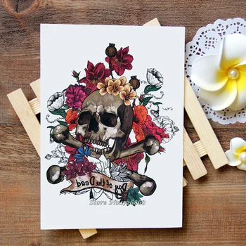 Waterproof Temporary Tattoo Sticker red flower skull tattoo Water Transfer Flash Tattoo fake tattoo for women men kids #198
Waterproof Temporary Tattoo Sticker red flower skull tattoo Water Transfer Flash Tattoo fake tattoo for women men kids #198