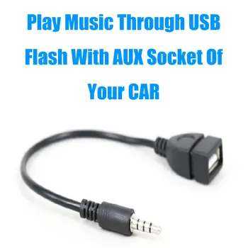 USB Aux Cable Cord Jack 3.5mm AUX Audio Plug To USB 2.0 OTG Adapter Converter For MP3 Speaker USB Flash Drive Accesorios
USB Aux Cable Cord Jack 3.5mm AUX Audio Plug To USB 2.0 OTG Adapter Converter For MP3 Speaker USB Flash Drive Accesorios