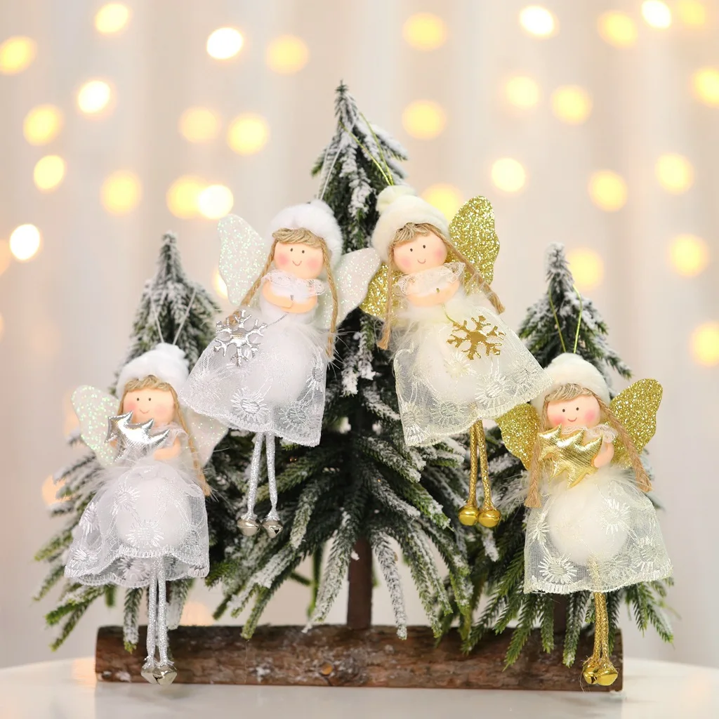 Adorable Home Decor Christmas Ornaments Gift Wing White Angel Tree Toy Doll Hang ChristmasTree Decorationsfor Home Kids Gift
Adorable Home Decor Christmas Ornaments Gift Wing White Angel Tree Toy Doll Hang ChristmasTree Decorationsfor Home Kids Gift