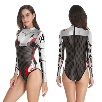 Avengers Endgame Advanced Tech Cosplay Costume Quantum Realm One Piece Swimsuit Long Sleeve Women Surf Swimwear Swimming Suit
Avengers Endgame Advanced Tech Cosplay Costume Quantum Realm One Piece Swimsuit Long Sleeve Women Surf Swimwear Swimming Suit
