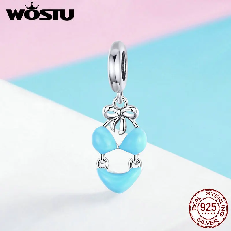 WOSTU 2019 Sexy Girls Bikini Dangle Charm 925 Sterling Silver Blue Enamel Beads Fit Original Bracelet DIY Jewelry Making FIC1157
WOSTU 2019 Sexy Girls Bikini Dangle Charm 925 Sterling Silver Blue Enamel Beads Fit Original Bracelet DIY Jewelry Making FIC1157