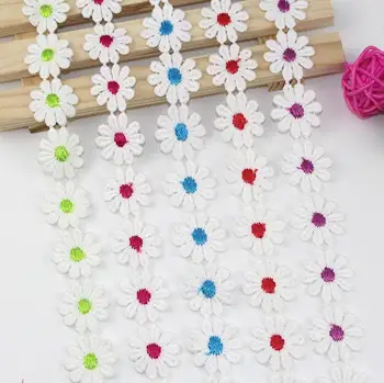 15Yard White Daisy Flowers Lace Trim Patch Knitting Wedding Embroidered Diy Milk Silk Patchwork Ribbon Headdress Sewing Supplies
15Yard White Daisy Flowers Lace Trim Patch Knitting Wedding Embroidered Diy Milk Silk Patchwork Ribbon Headdress Sewing Supplies