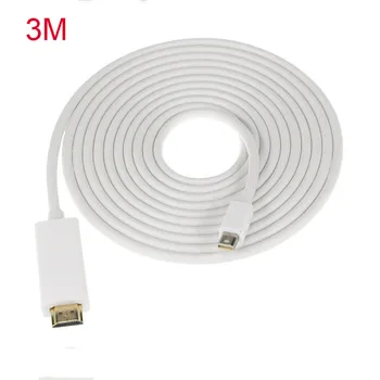 Mini DP to HDMI 1.8M 3M Thunderbolt Mini Display Port to HDMI Male Adapter Cable For Macbook Mac Air 6FT Wholesale 100pcs/lot
Mini DP to HDMI 1.8M 3M Thunderbolt Mini Display Port to HDMI Male Adapter Cable For Macbook Mac Air 6FT Wholesale 100pcs/lot