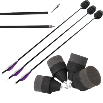 6 pcs mixed carbon shaft archery arrows with 6pcs foam target tips soft arrow heads archery bow and arrow tag
6 pcs mixed carbon shaft archery arrows with 6pcs foam target tips soft arrow heads archery bow and arrow tag