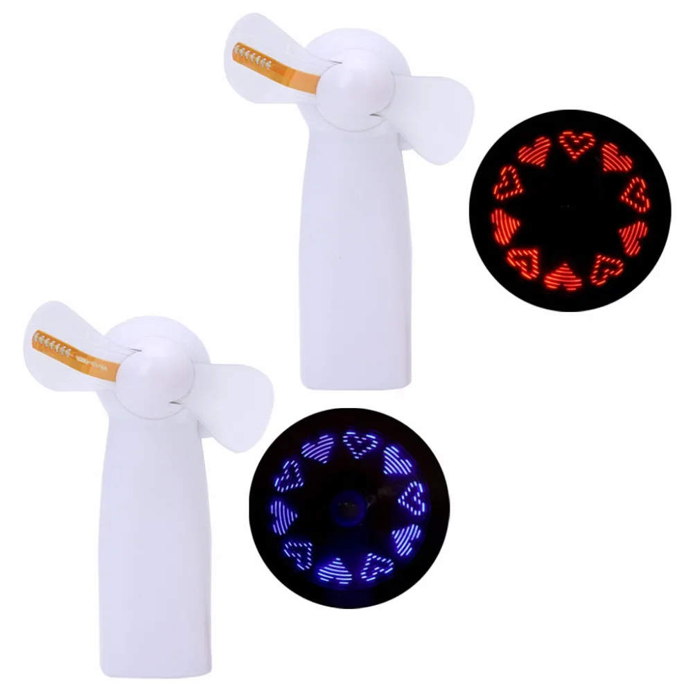 Unique LED Love Pattern Handheld Mini Fan Super Mute Battery Operated for Cooling Cute
Unique LED Love Pattern Handheld Mini Fan Super Mute Battery Operated for Cooling Cute