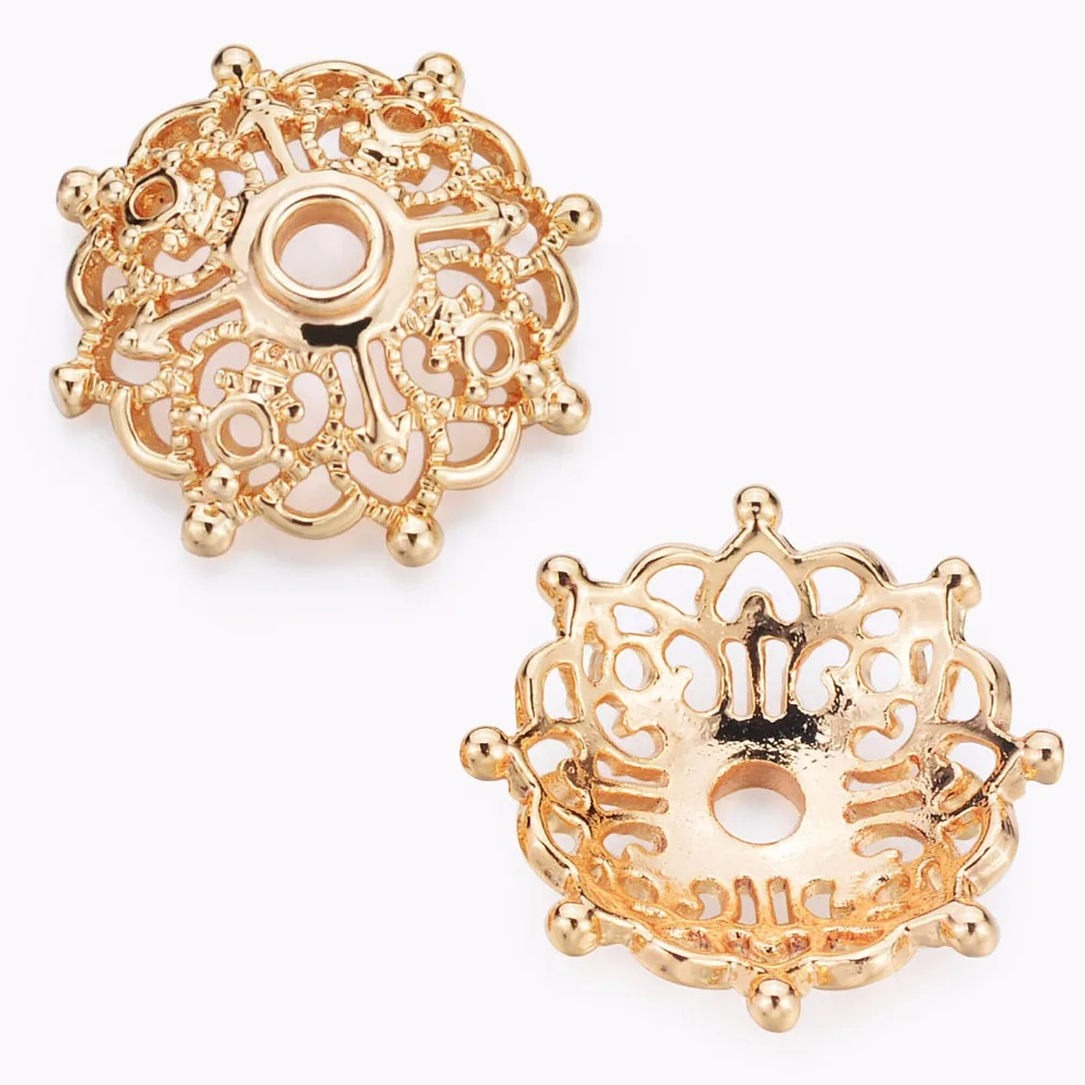 20pcs 15mm Gold Color Spacer Beads Flower Torus With DIY Necklace Bracelet Jewelry Findings
20pcs 15mm Gold Color Spacer Beads Flower Torus With DIY Necklace Bracelet Jewelry Findings